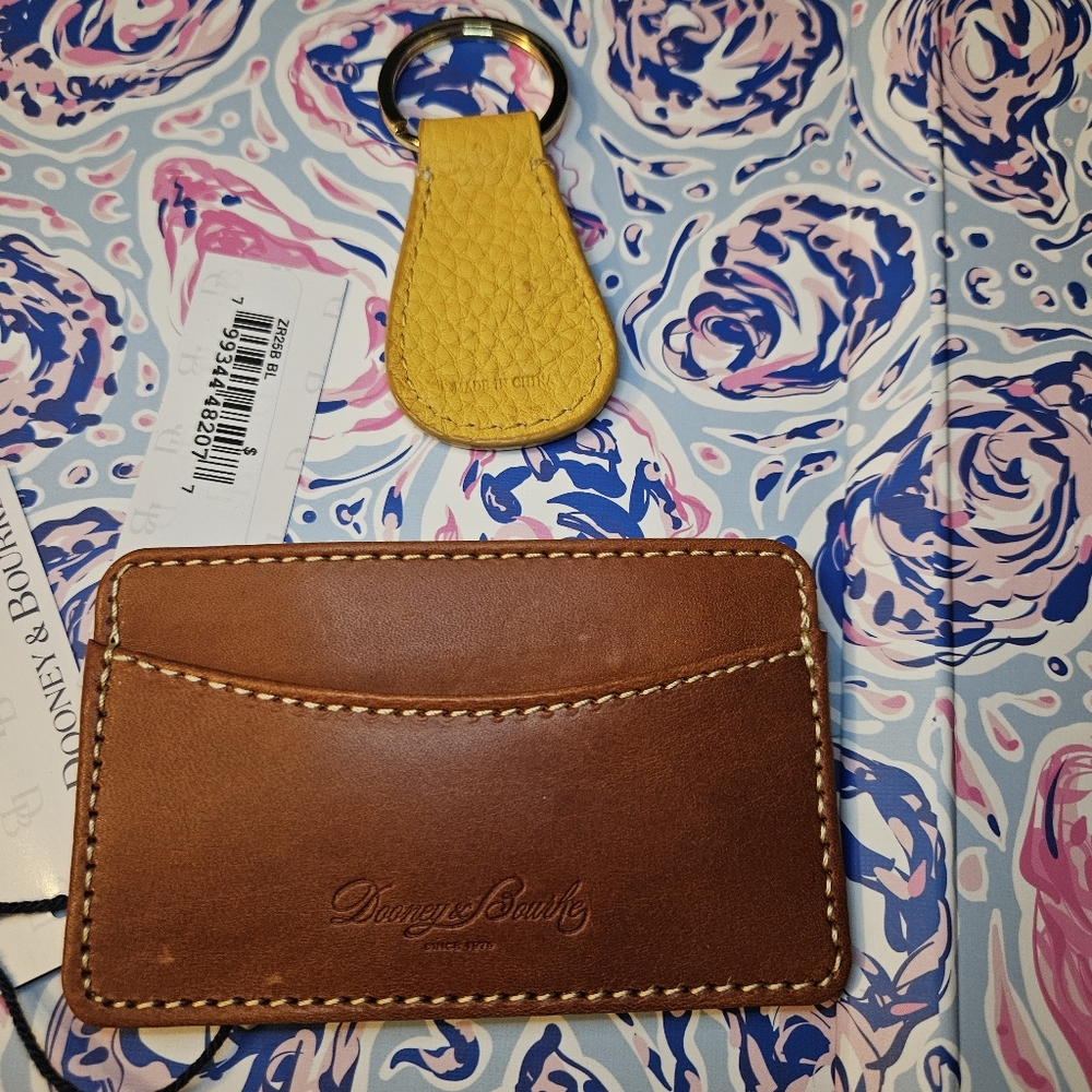 Dooney & Bourke Card Holder & Keychain - Picture 2 of 16